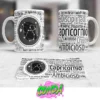 Taza de cerámica con diseño del signo zodiacal Capricornio